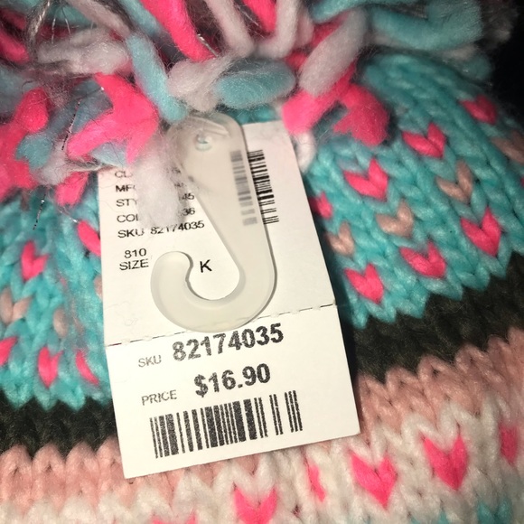 5/25 Two Justice hats NWT letter K and emoji 🙂 - Picture 7 of 8